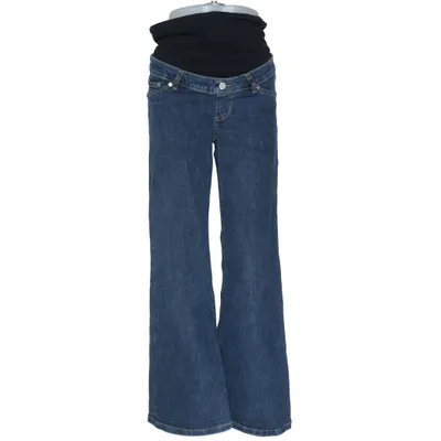 Mammajeans (03 Wide Leg - Washed Blue) från Ilouity Elastan, Ekologisk bomull, Återvunnen polyester