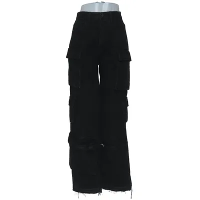 Cargobyxor (Svart) från PrettyLittleThing Bomull, Polyester