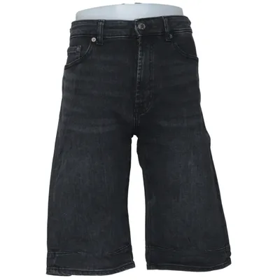 Jeansshorts (Grå) fra Dressmann Elastan, Genanvendt bomuld