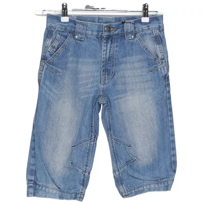 Denim shorts (Blauw) van Skills Katoen