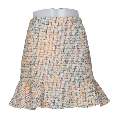 Jupe (Blanc, Multicolore) de Laurella Polyester, Viscose