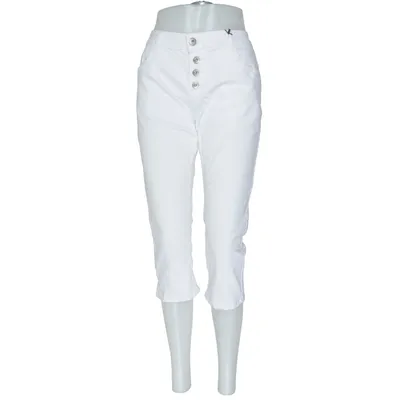 Jeans (Vit) från Laulia Bomull, Elastan