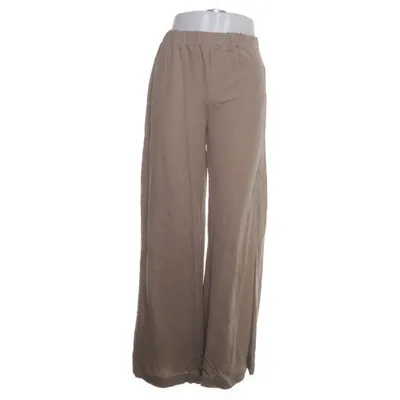 Palazzo broek (Beige) van Zara Viscose, Nylon