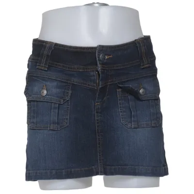 Denim skirt (Blue) from Fishbone Cotton, Elastane, Polyester