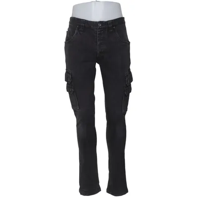 Pantalon cargo (Noir) de Dunderdon Coton, Élasthane