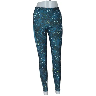 Træningsleggings (Blå, Flerfarvet) fra Crivit Elastan, Genanvendt polyester