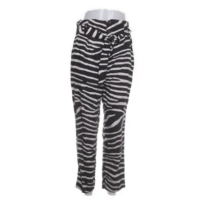 Broek (Zwart, Wit) van H&M Linnen, Polyester, Viscose