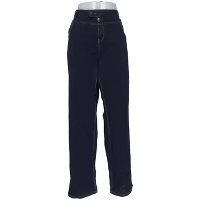 Spijkerbroek (Blauw) van Zizzi Katoen, Elastaan, Polyester