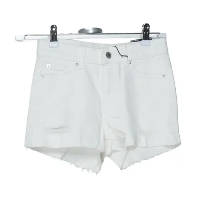 Denim shorts (Wit) van Cubus Katoen, Elastaan