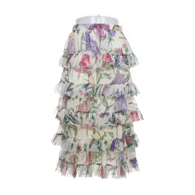 Maxi rok (Geel, Meerkleurig) van H&M Trend Polyester