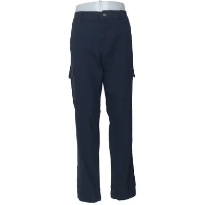 Pantalon cargo (Bleu) de Livergy Coton, Élasthane