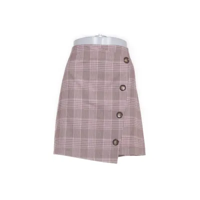 Nederdel (Brun, Pink, Hvid) fra Gina Tricot Elastan, Polyester, Viscose