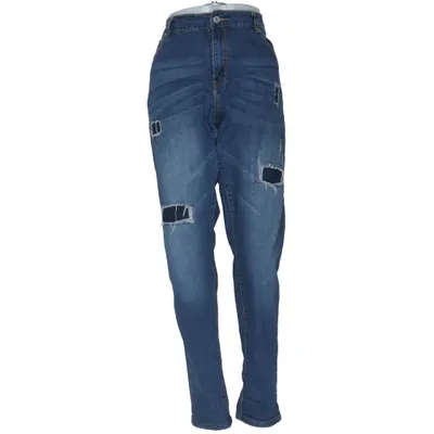 Jean (Bleu) de Fiorella Rubino Coton, Élasthane, Polyester, Viscose