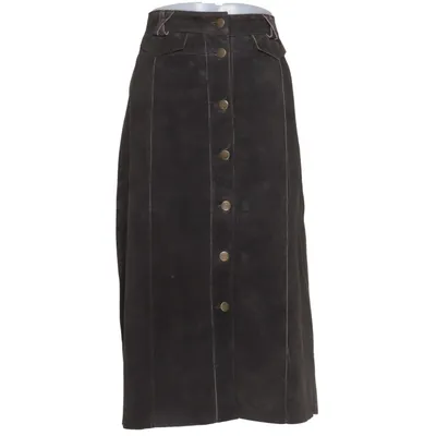 Jupe en cuir (Vert) de Greenhouse Cuir, Polyester