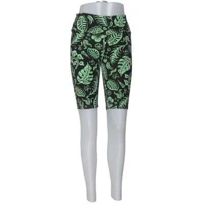 Short de sport (Noir, Vert) de Hey Honey Élasthane, Polyamide