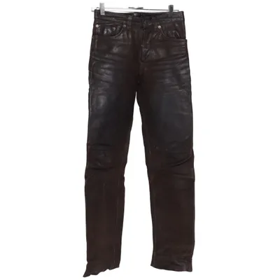 Leren broek (Bruin) Leer