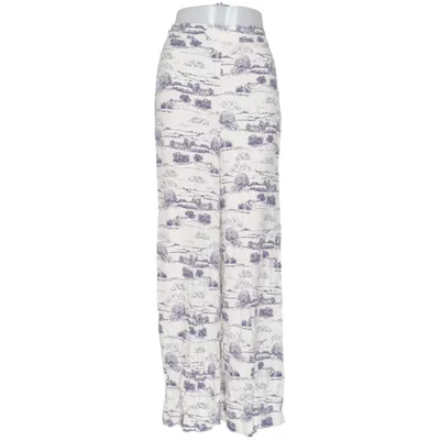Palazzo pants (White, Blue) from Nasty Gal Viscose