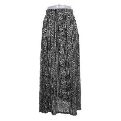 Maxi rok (Zwart, Wit) van Amisu
