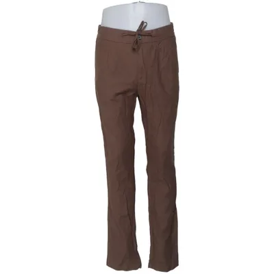 Byxor (Brun) från John Henric Bomull, Linne, Polyester