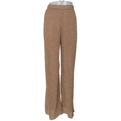 Palazzo pants (Gold) from Oseree Metallic fiber, Polyamide