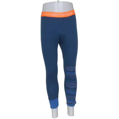 Thermobroek (Blauw, Oranje) van Ortovox Merinowol, Modal, Polyamide