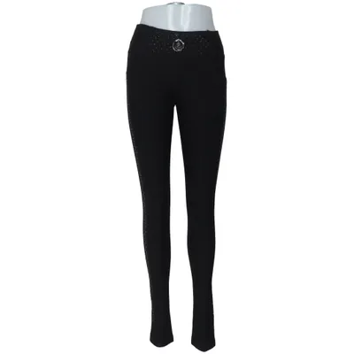 Pantalon (Noir) de Amazon Coton, Élasthane