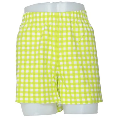 Short de pyjama (Vert, Blanc) de BPC Bonprix Collection Coton