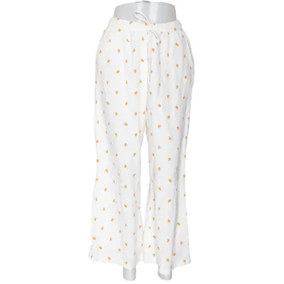 Pyjamahose (Weiß, Orange) von Lindex Baumwolle