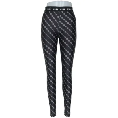 Legging (Noir, Blanc) de Cras Élasthane, Polyester recyclé