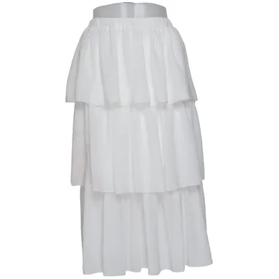 Långkjol (Vit) från Grunt Polyester