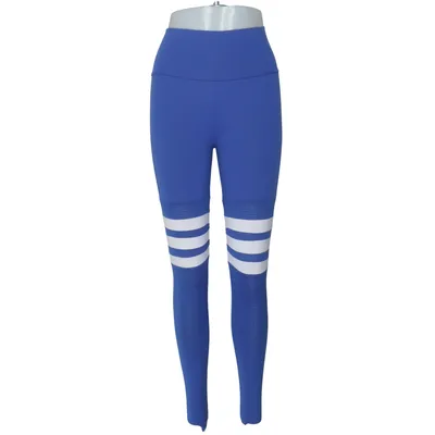 Collants de sport (Bleu, Blanc) de Bombshell Élasthane, Polyamide, Polyester