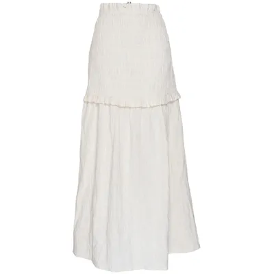 Maxi skirt (Beige) from By Malene Birger