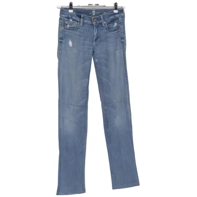 Spijkerbroek (Blauw) van 7 for All Mankind Katoen, Elastaan
