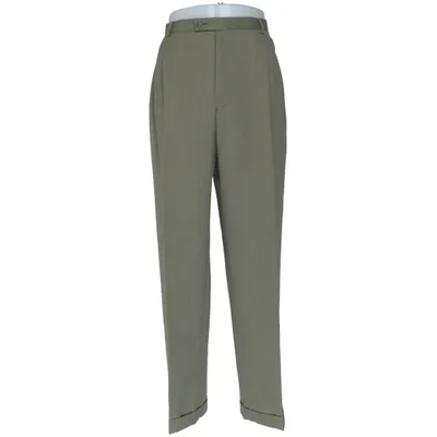 Kostuumbroek (Groen) Polyester, Wol