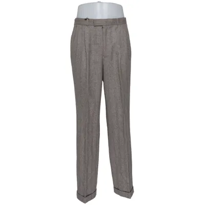 Kostymbyxor (Brun) från Lindbergs Polyester, Ull