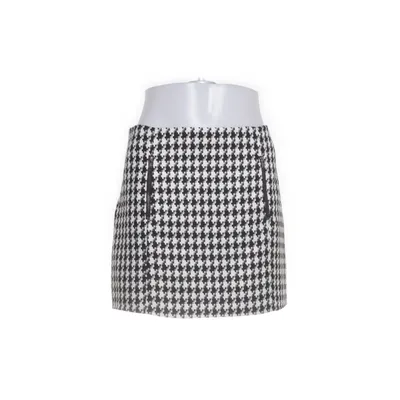 Skirt (White, Black) from Topshop Polyester, Viscose