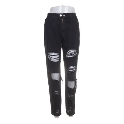 Jeans (Svart) från Shein Bomull, Polyester