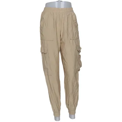 Cargo pants (Beige) from Luxzuz Polyester, Viscose