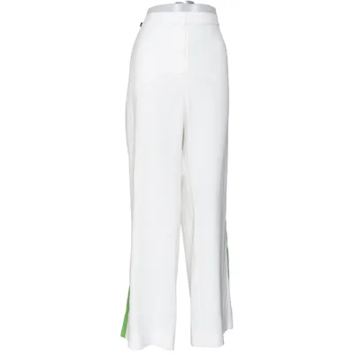 Pantalon (Blanc, Vert) de Marina Rinaldi Acétate, Polyamide, Polyester, Polyuréthane