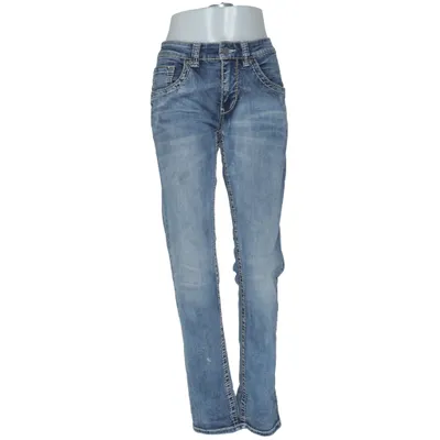Jean (Bleu) de Savvy Coton, Élasthane, Polyester