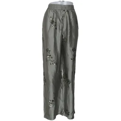 Palazzo broek (Grijs, Groen) van Zara Viscose