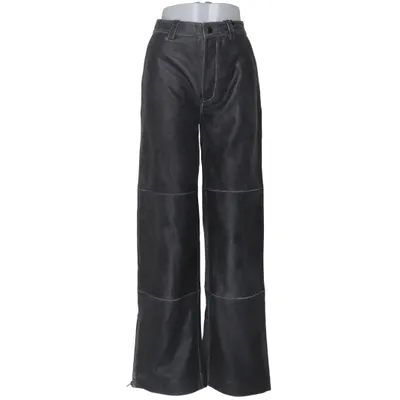 Läderbyxor (Grå) från Krisalexander Skinn, Polyester