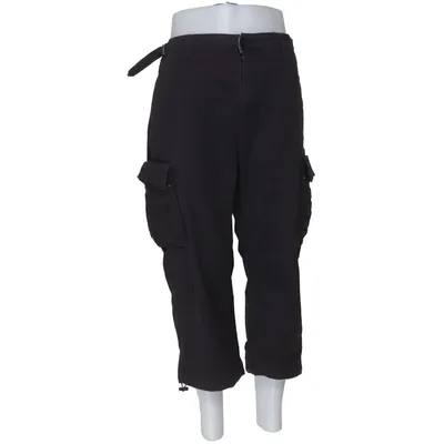 Shorts cargo (Noir) de Dressmann Coton, Élasthane, Polyester