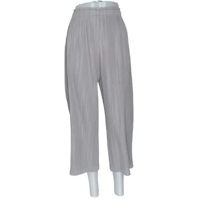 Palazzobyxor (Grå) från Pleats Please Polyester