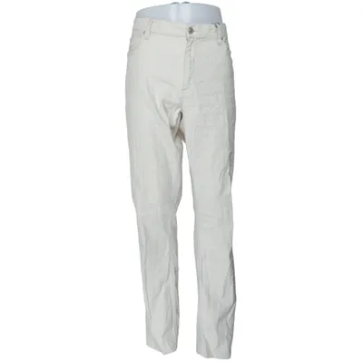 Pantalon (Beige) de Alberto Coton, Élasthane, Lin