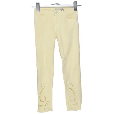 Jean (Jaune) de Zara Girls Collection Coton, Élasthane