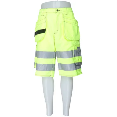 Arbetsshorts (HI VIS Shorts with tool Pockets) från Björnkläder Bomull, Polyester