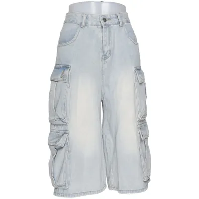 Cargobyxor (Blå) från Jeans Bomull, Elastan, Viskos