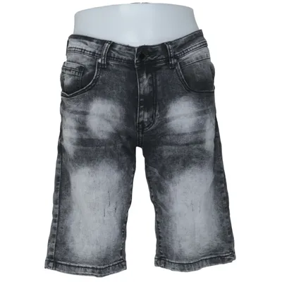 Short en jean (Gris) de YES! BOY Coton, Élasthane