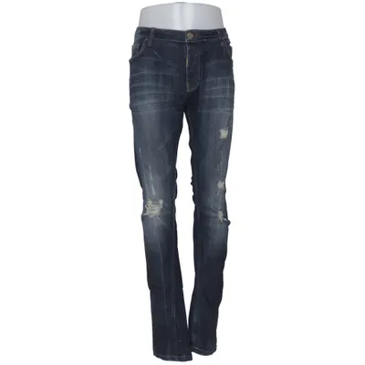Jean (Bleu) de Adrian Hammond Coton, Élasthane, Polyester
